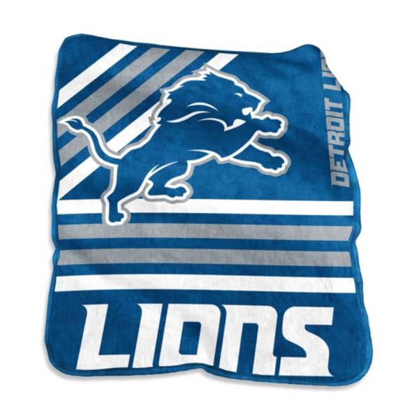 Logo Detroit Lions Raschel Throw