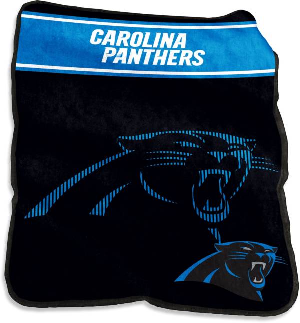 Logo Carolina Panthers Raschel Throw product image