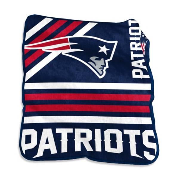 Logo New England Patriots Raschel Throw