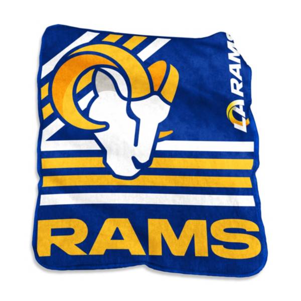 Logo Los Angeles Rams Raschel Throw