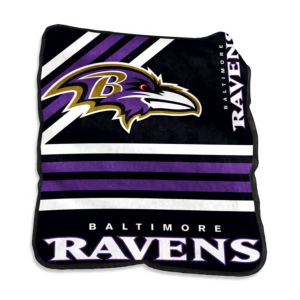 Logo Baltimore Ravens Raschel Throw