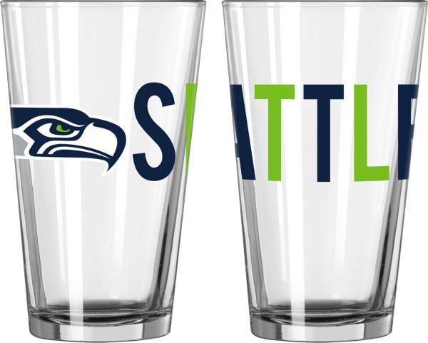 Logo Seattle Seahawks 16 oz. Pint Glass