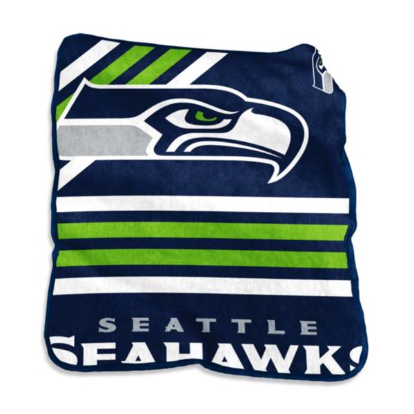Logo Seattle Seahawks Raschel Throw