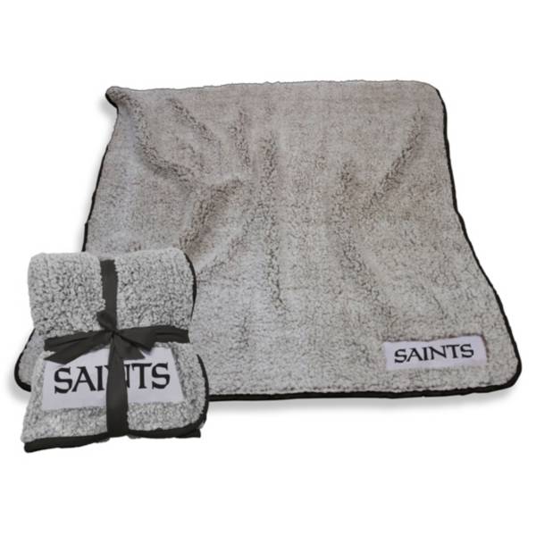 Logo New Orleans Saints Frosty Fleece Blanket