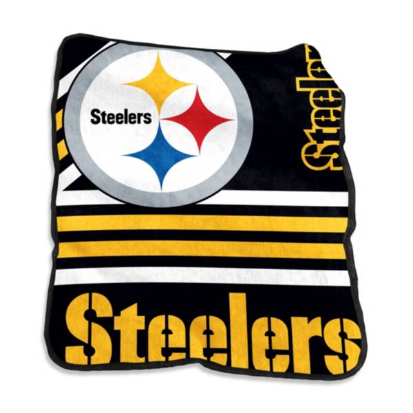 Logo Pittsburgh Steelers Raschel Throw