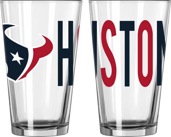 Logo Houston Texans 16 oz. Pint Glass