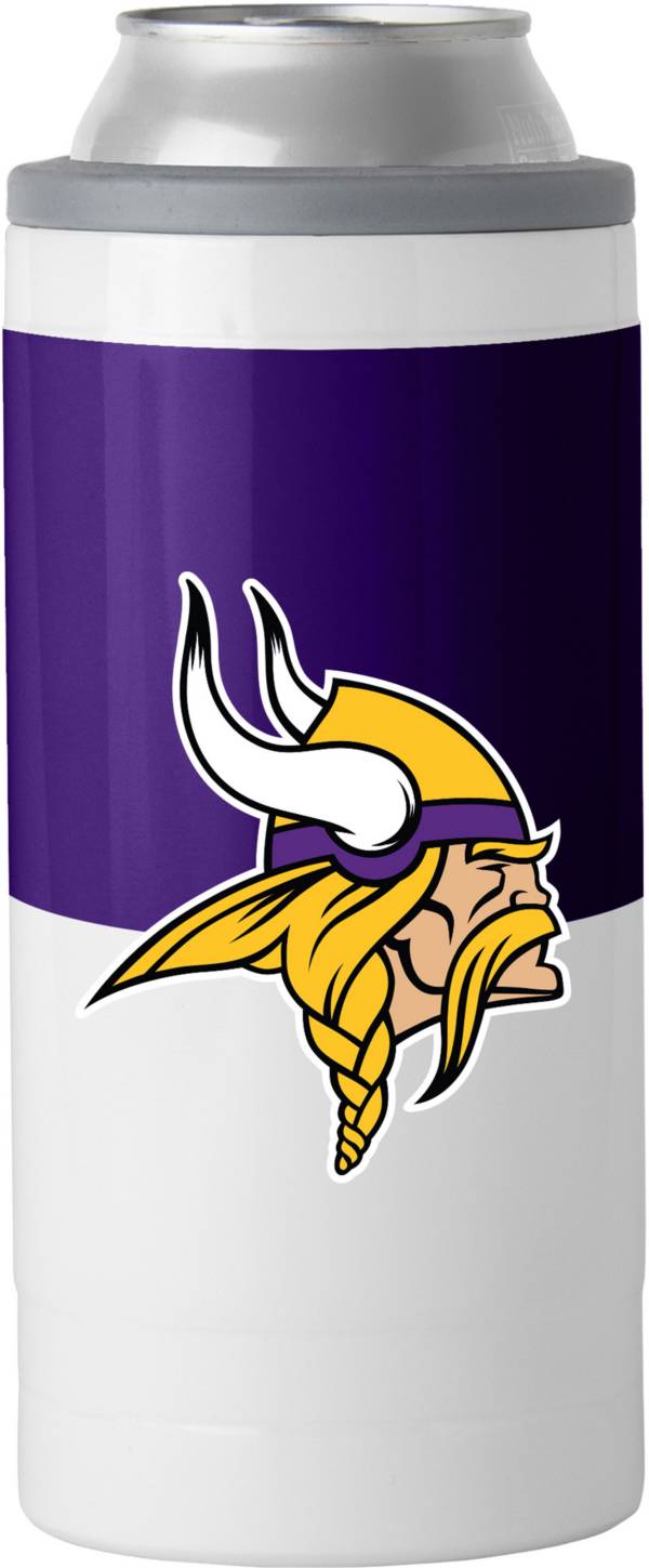 Logo Minnesota Vikings 12 oz. Slim Can Coozie