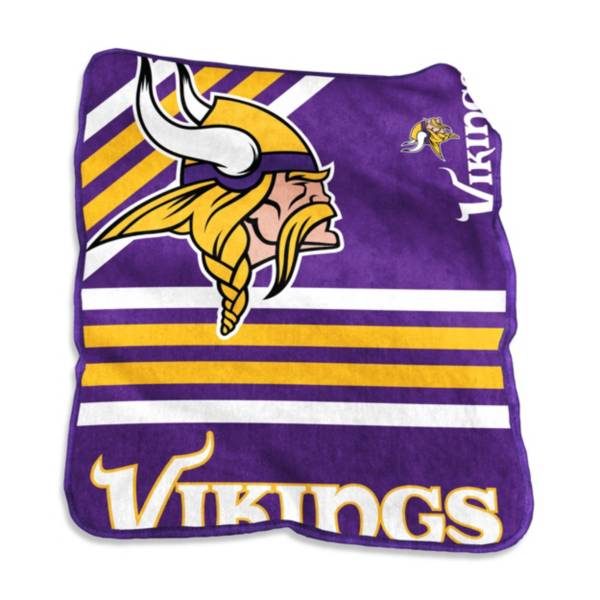 Logo Minnesota Vikings Raschel Throw