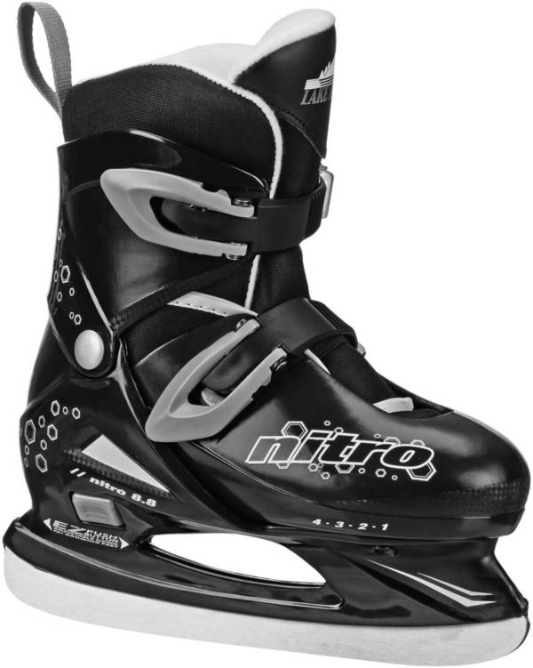 Lake Placid Boys' Nitro 8.8 Adjustable Ice Skates