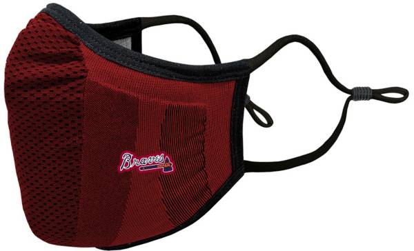 Levelwear Adult Atlanta Braves Red Guard 3 Face Covering