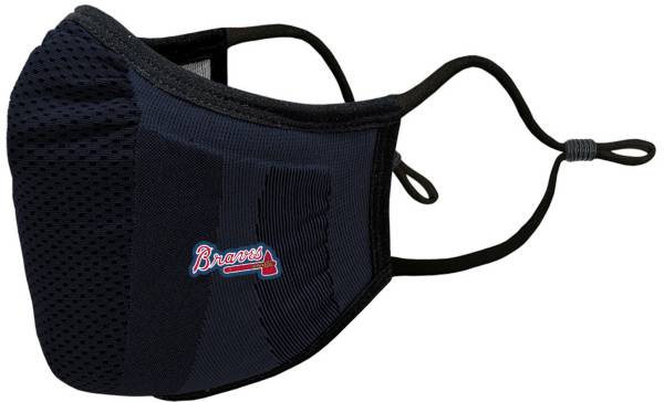 Levelwear Adult Atlanta Braves Navy Guard 3 Face Covering