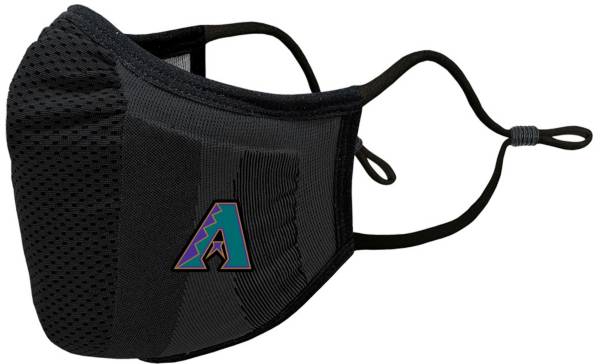 Levelwear Adult Arizona Diamondbacks Black Retro Logo Guard 3 Face Covering