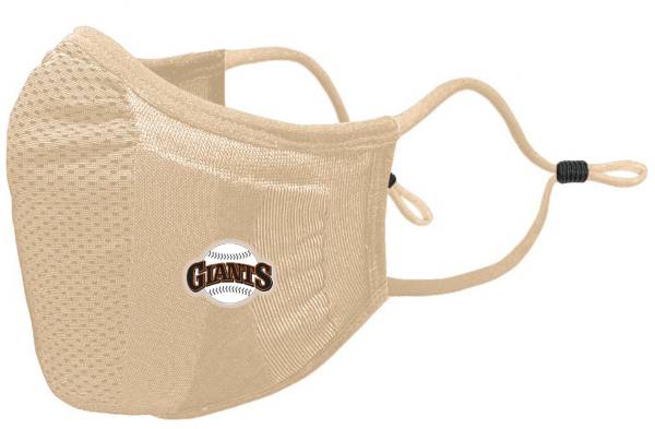 Levelwear Adult San Francisco Giants Tan Retro Logo Guard 3 Face Covering