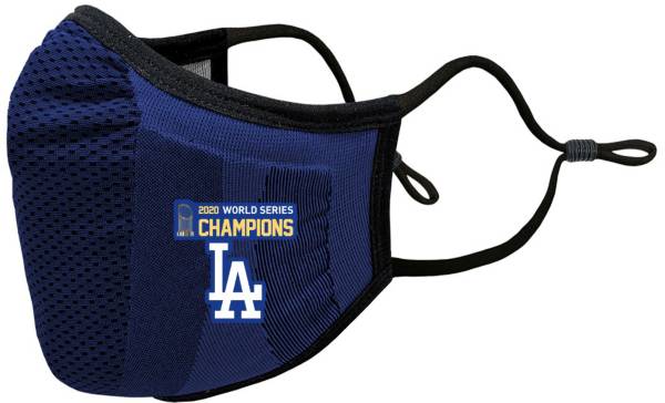 Levelwear Adult Los Angeles Dodgers Blue 2020 World Series Champions Guard 3 Face Covering