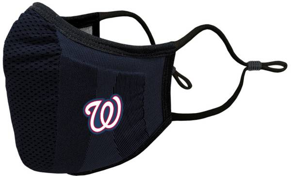 Levelwear Adult Washington Nationals Navy Guard 3 Face Covering