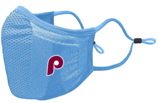 Levelwear Adult Philadelphia Phillies Blue Retro Logo Guard 3 Face Covering