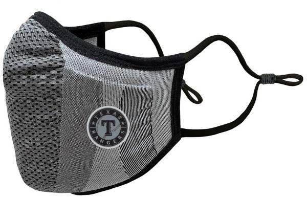 Levelwear Adult Texas Rangers Grey Tonal Logo Guard 3 Face Covering