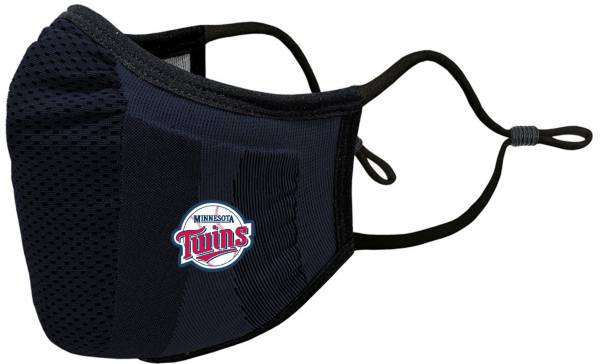 Levelwear Adult Minnesota Twins Navy Retro Logo Guard 3 Face Covering