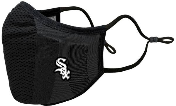 Levelwear Adult Chicago White Sox Black Guard 3 Face Covering