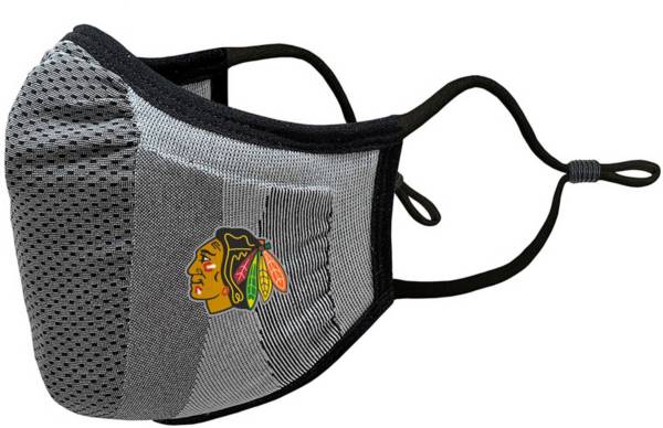 Levelwear Adult Chicago Blackhawks Guard 3 Gray Face Mask