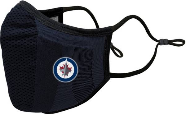 Levelwear Adult Winnipeg Jets Guard 3 Navy Face Mask