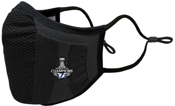 Levelwear Adult Tampa Bay Lightning 2020 Stanley Cup Champions Guard 3 Black Face Mask