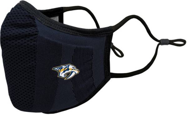 Levelwear Adult Nashville Predators Guard 3 Navy Face Mask