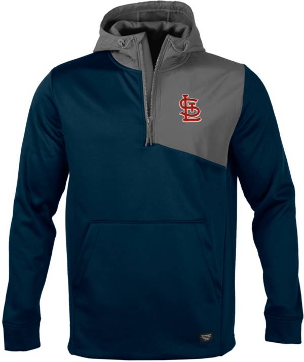 Levelwear Men's St. Louis Cardinals Navy Beacon Insignia Core 1/4 Zip