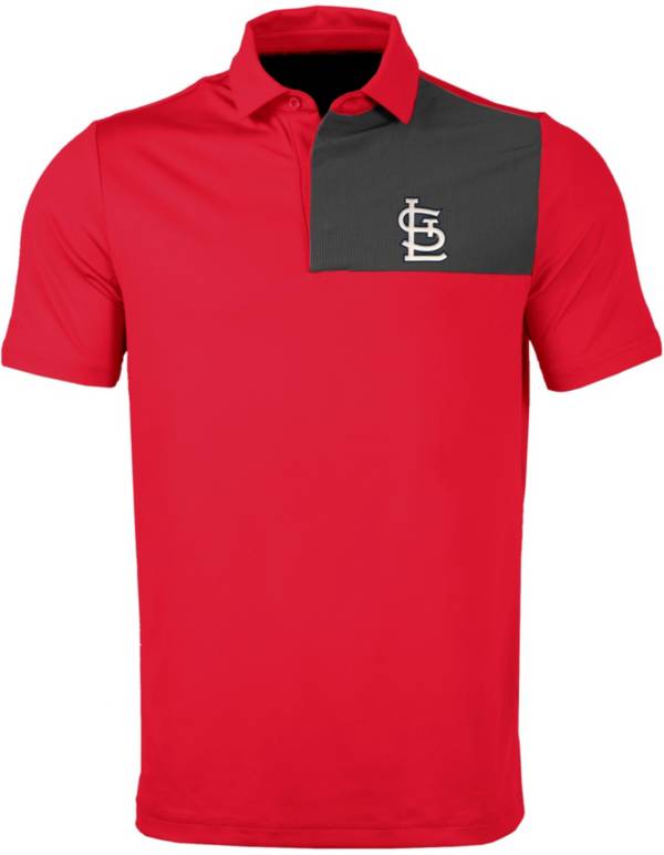 Levelwear Men's St. Louis Cardinals Red Nolan Insignia Core Polo