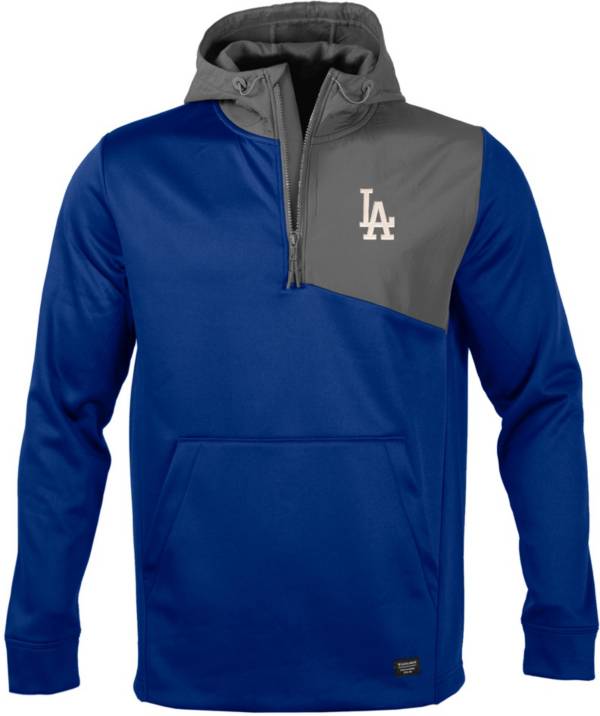 Levelwear Men's Los Angeles Dodgers Royal Blue Beacon Insignia Core 1/4 Zip