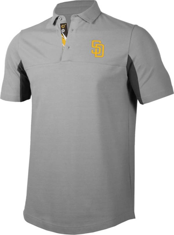 Levelwear Men's San Diego Padres Grey Rival Polo product image
