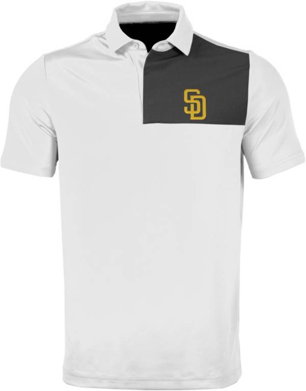 Levelwear Men's San Diego Padres White Nolan Insignia Core Polo