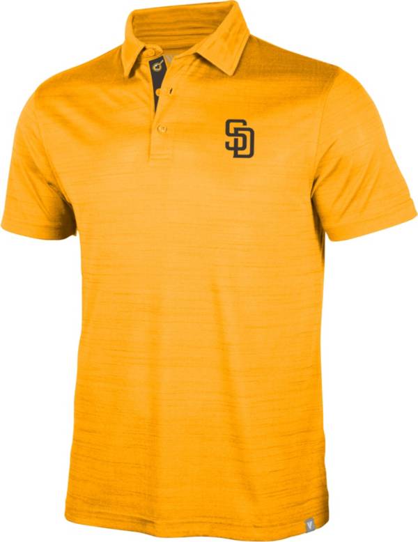 Levelwear Men's San Diego Padres Gold Sway Polo