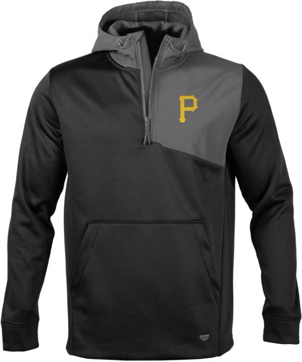 Levelwear Men's Pittsburgh Pirates Black Beacon Insignia Core 1/4 Zip