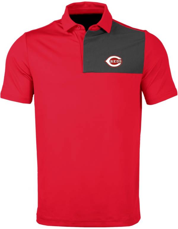 Levelwear Men's Cincinnati Reds Red Nolan Insignia Core Polo