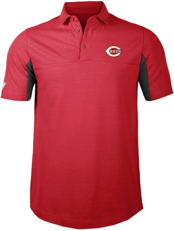 Levelwear Men's Cincinnati Reds Red Rival Insignia Core Polo