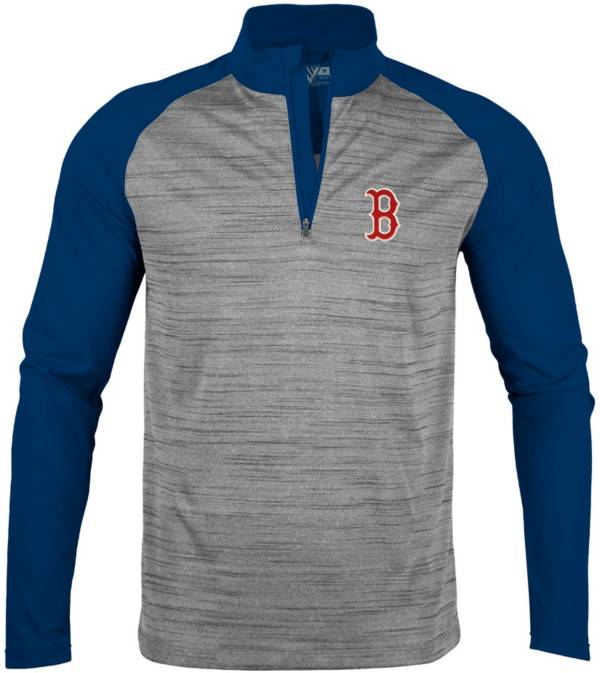 Levelwear Men's Boston Red Sox Grey Vandal Insignia Core 1/4 Zip Shirt product image