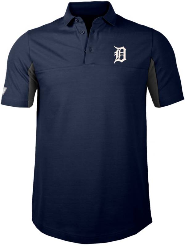 Levelwear Men's Detroit Tigers Navy Rival Insignia Core Polo