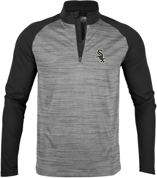 Levelwear Men's Chicago White Sox Grey Vandal Insignia Core 1/4 Zip Shirt