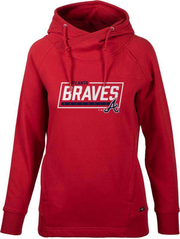 Levelwear Women's Atlanta Braves Red Frolic Hoodie