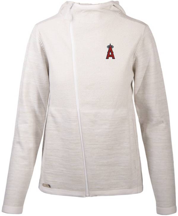 Levelwear Women's Los Angeles Angels White Cora Insignia Core Full Zip Jacket