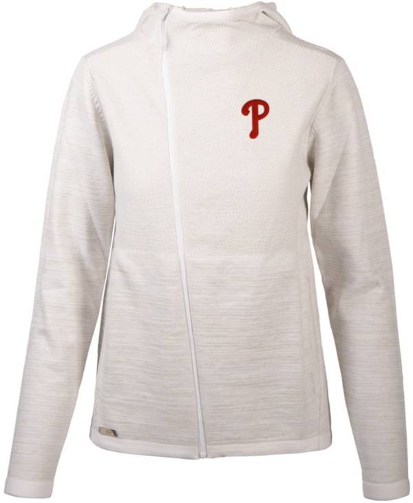 Levelwear Women's Philadelphia Phillies White Cora Insignia Core Full Zip Jacket product image