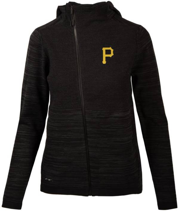 Levelwear Women's Pittsburgh Pirates Charcoal Cora Insignia Core Full Zip Jacket