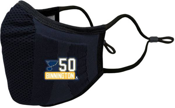 Levelwear Youth St. Louis Blues Guard 3 Navy Face Mask