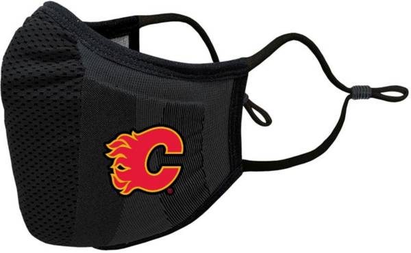 Levelwear Youth Calgary Flames Guard 3 Black Face Mask