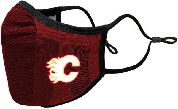 Levelwear Youth Calgary Flames Guard 3 Red Face Mask