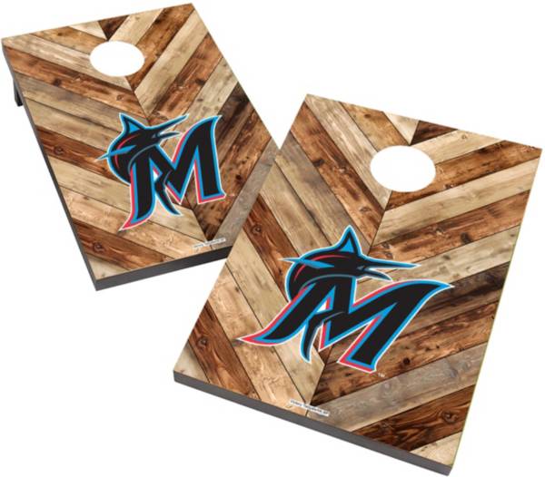 Victory Tailgate Miami Marlins 2' x 3' MDF Cornhole Boards