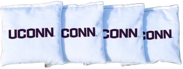 Victory Tailgate UConn Huskies White Cornhole Bean Bags