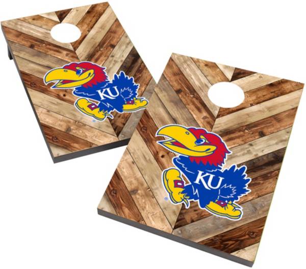 Victory Tailgate Kansas Jayhawks 2' x 3' Solid Wood Cornhole Boards