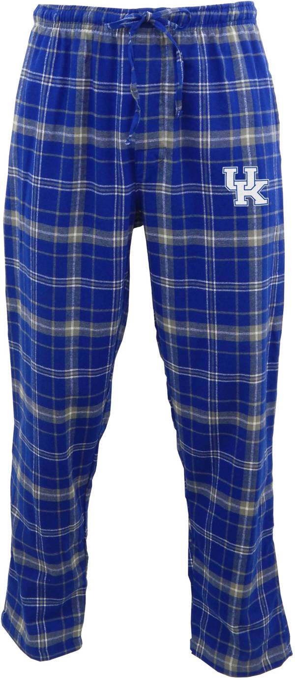 NCAA Men's Kentucky Wildcats Blue Plaid Sleep Pants – Big and Tall